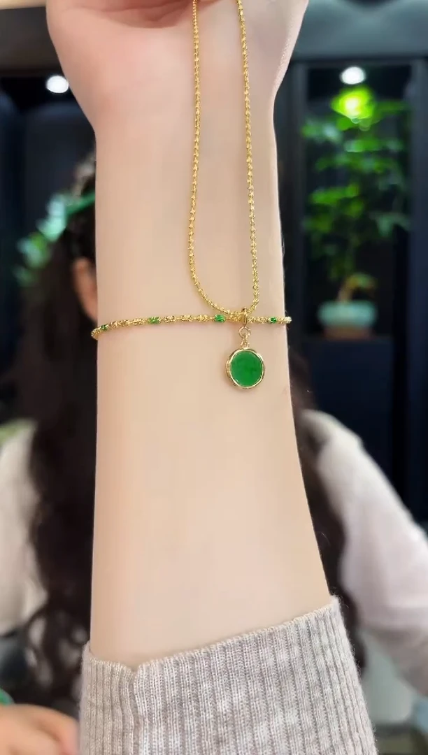 吊坠(不含链)未镶嵌翡翠u缅料A货/多样性发货/一件