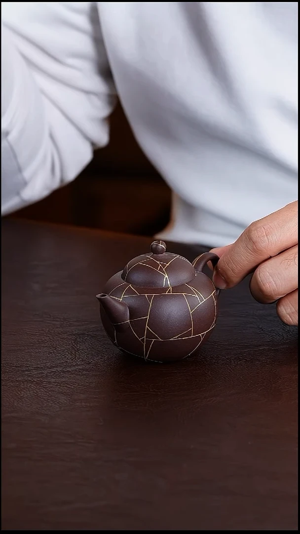 茶壶紫砂紫泥宝珍小水平