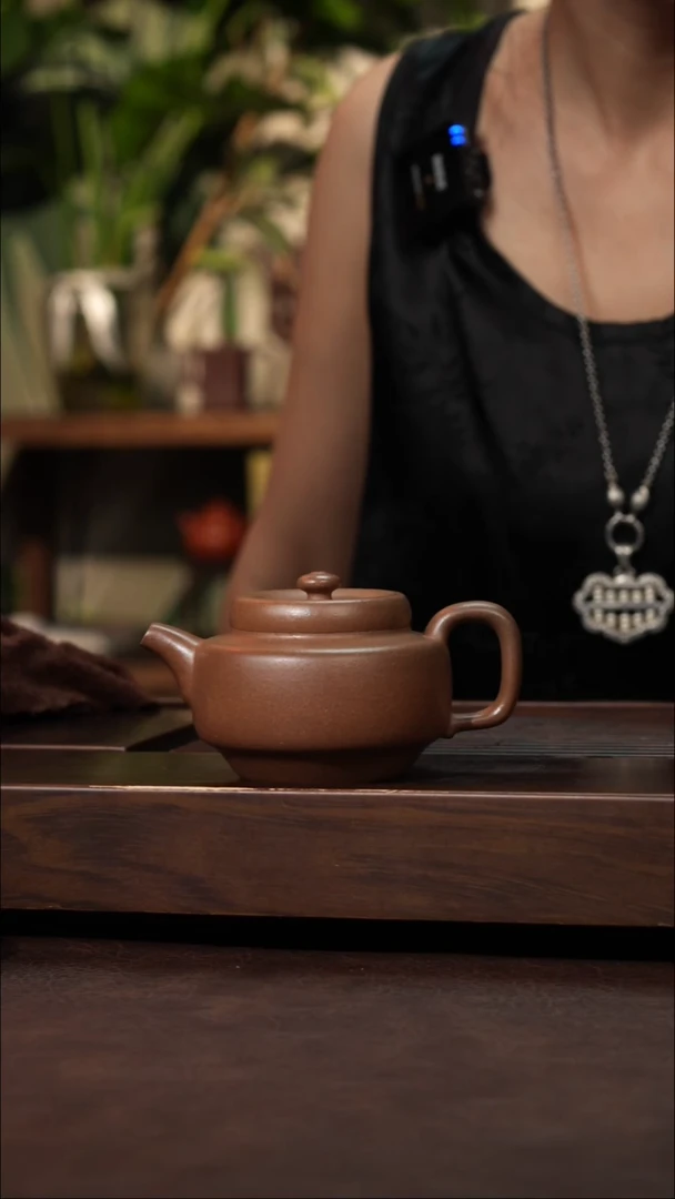 茶壶紫砂老蟹黄段这个壶