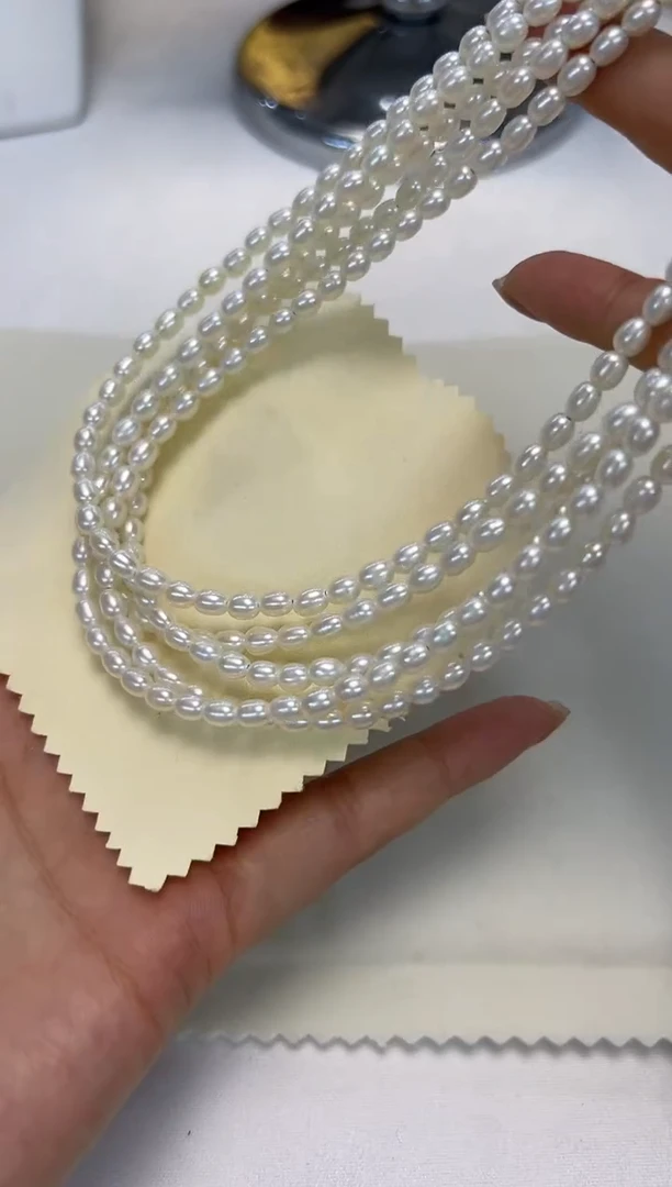 淡水珍珠银S925镶嵌颈饰4.5-5mm多样性发货只发一条