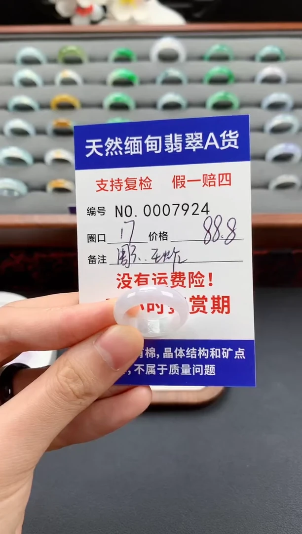 颈饰未镶嵌翡翠圈口17