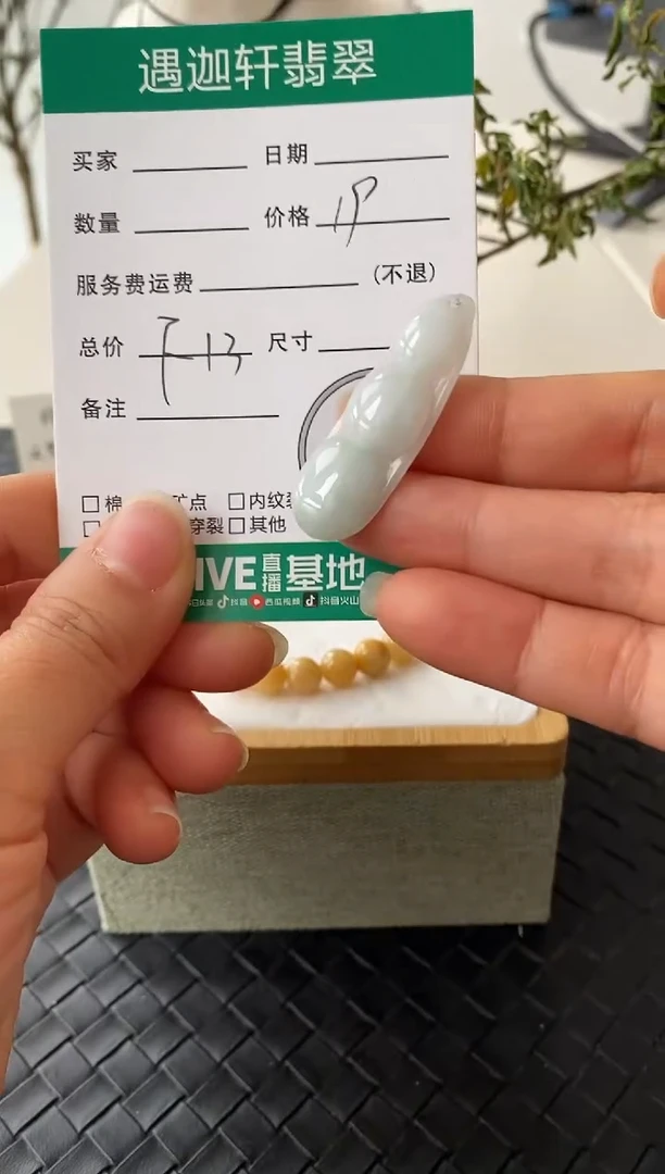 吊坠(不含链)未镶嵌翡翠F13