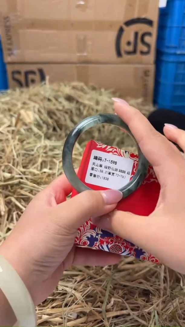 未镶嵌手镯石英质玉T-1598