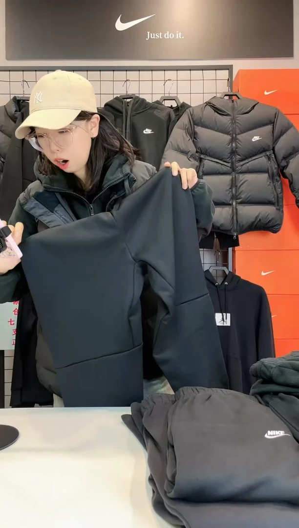 2123 华夫格子长裤XL码150-170斤 不退换