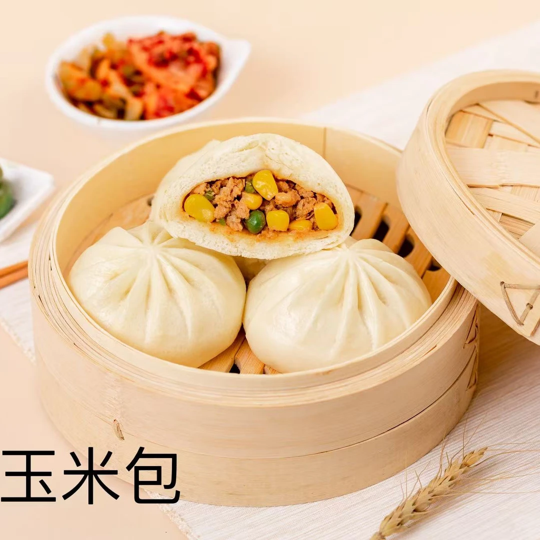 韩强匠心特制猪肉玉米包猪肉大葱包