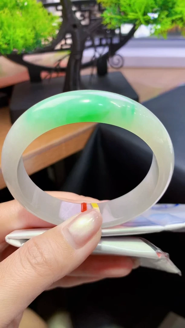 未镶嵌手镯翡翠f58天然缅甸A货翡翠8