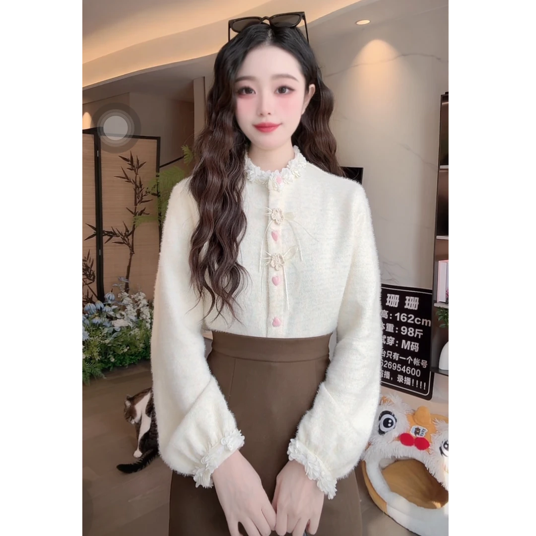 【芝心卡龙】复古港风秋冬休闲百搭衬衫上衣