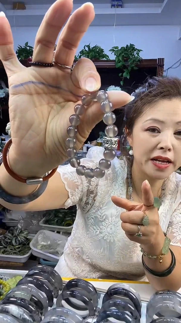 未镶嵌蛇纹石玉串多样性发货其中之一