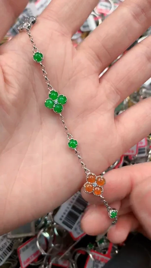 银S925镶嵌戒指翡翠333             4