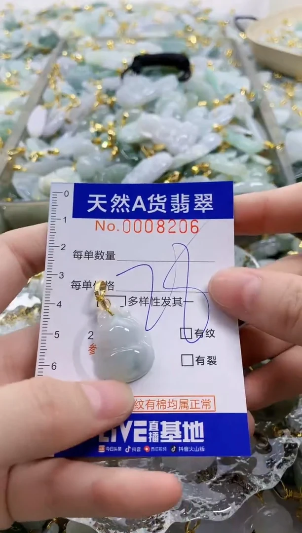 颈饰未镶嵌翡翠天然A货翡翠