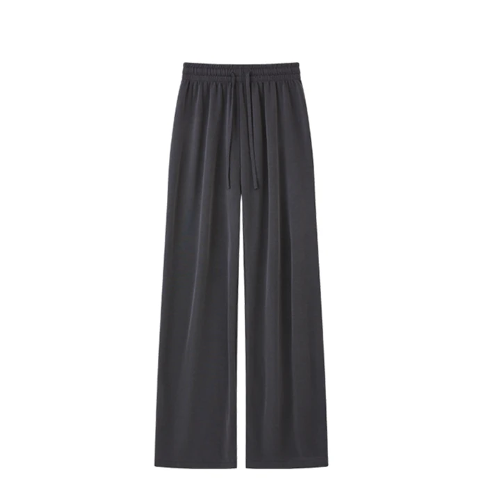 AEROBI ACTIVE高腰轻奢时尚简约宽松休闲百搭春夏直筒裤4096-1