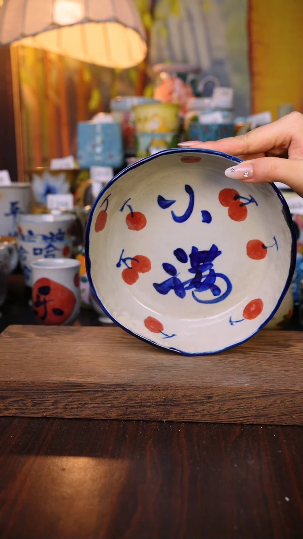 摆件泥垚手作 景德镇手工手绘器物