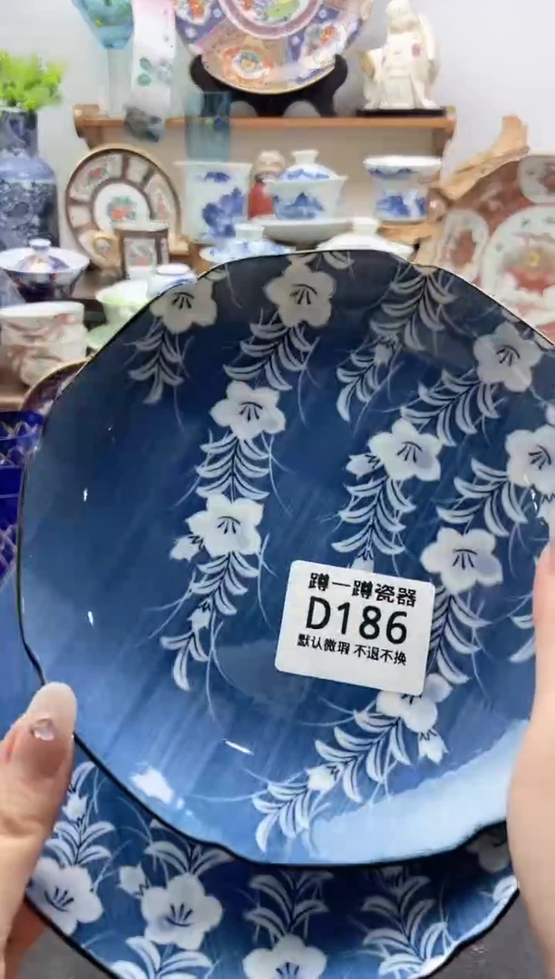 瓷片186两片满25包邮默认微瑕不退不换