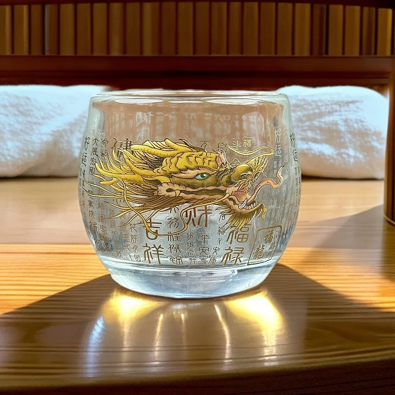 国风龙头琉璃主人杯 A177