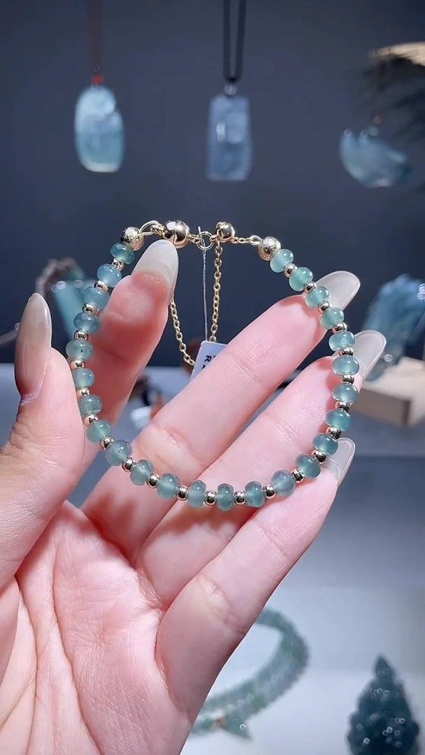 颈饰未镶嵌翡翠手串多样性发1