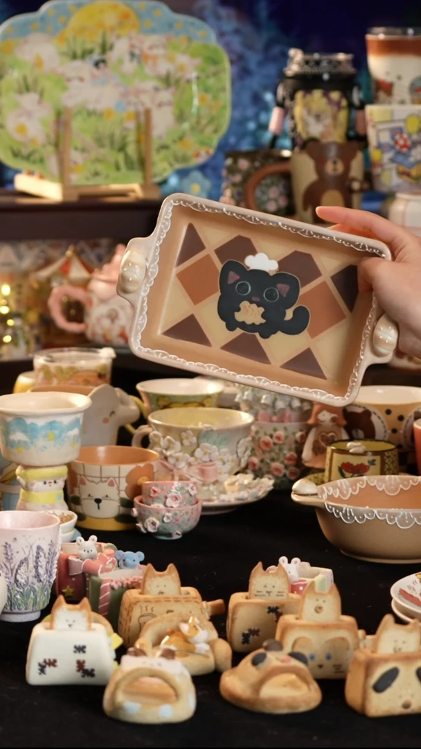 其他陶酸****塔景德镇釉下彩手绘设计师款陶瓷