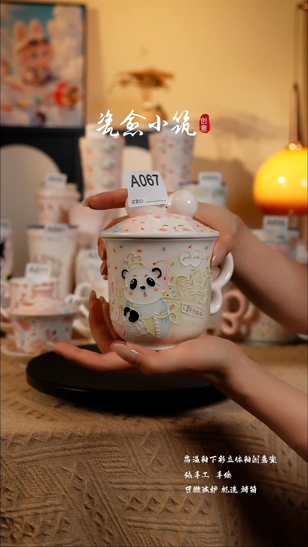 景德镇高温立体釉创意瓷