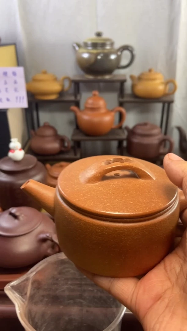 茶壶紫砂富****方汉瓦蟹黄段