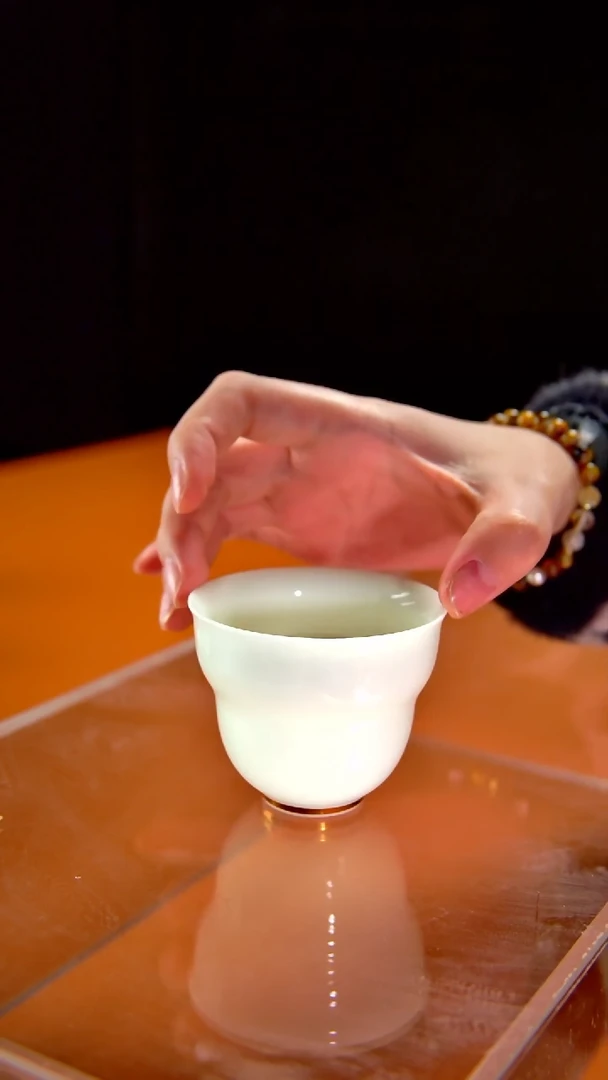 其他陶瓷《言泥陶瓷》璞玉绿豆冰冻瓷系列 主人杯