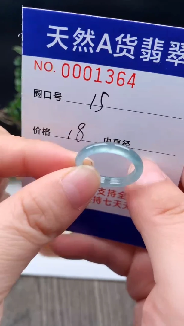 未镶嵌戒指翡翠15#