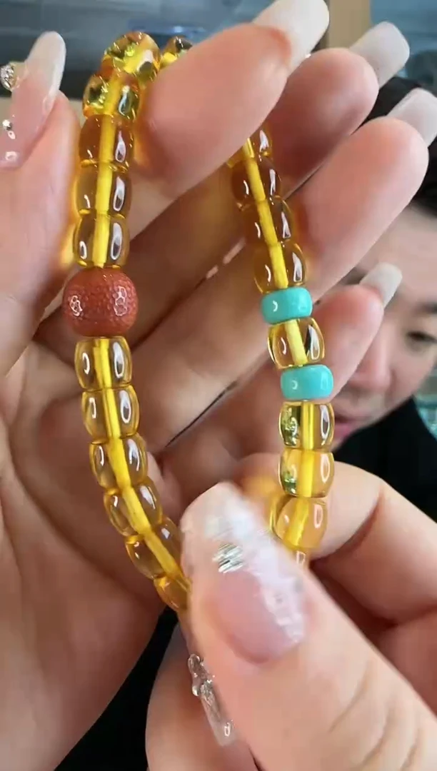 【闪购商品】琥珀手链未镶嵌1219-011