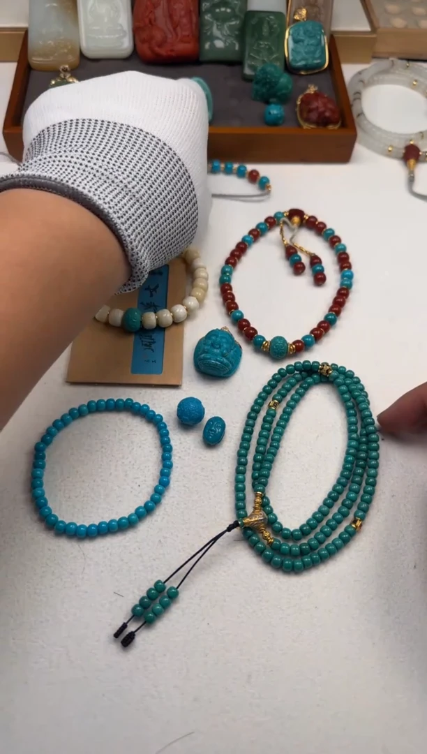 未镶嵌绿松石手串手串缠*～手串手串