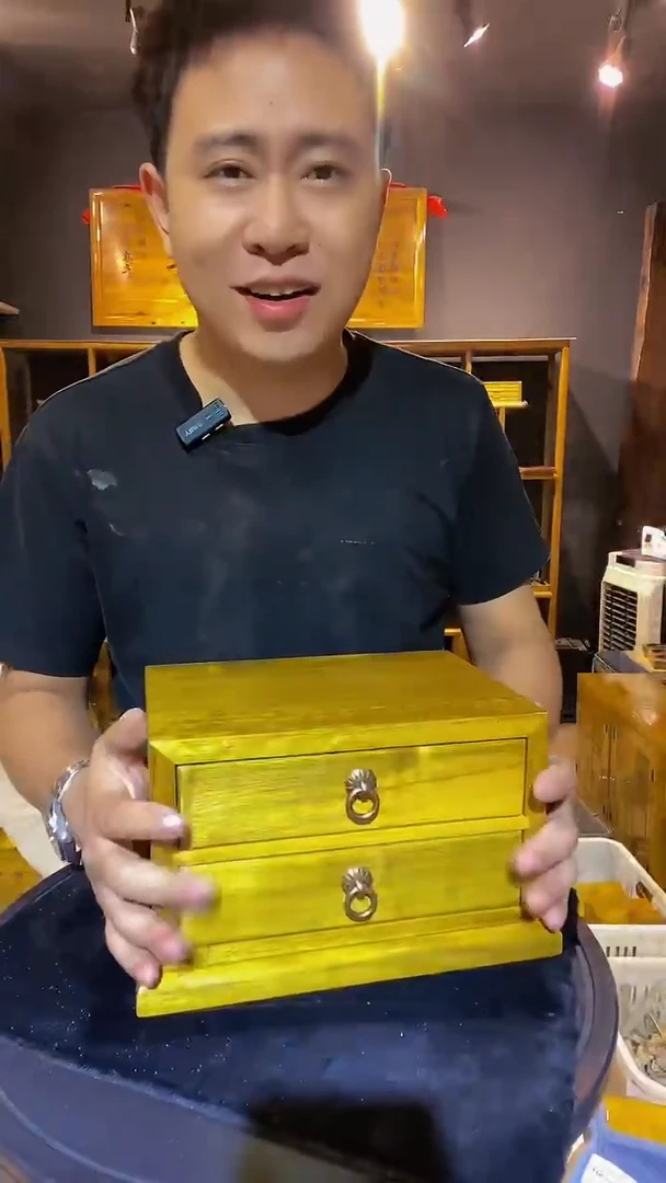 木金丝楠木制品双抽23*16.5*15