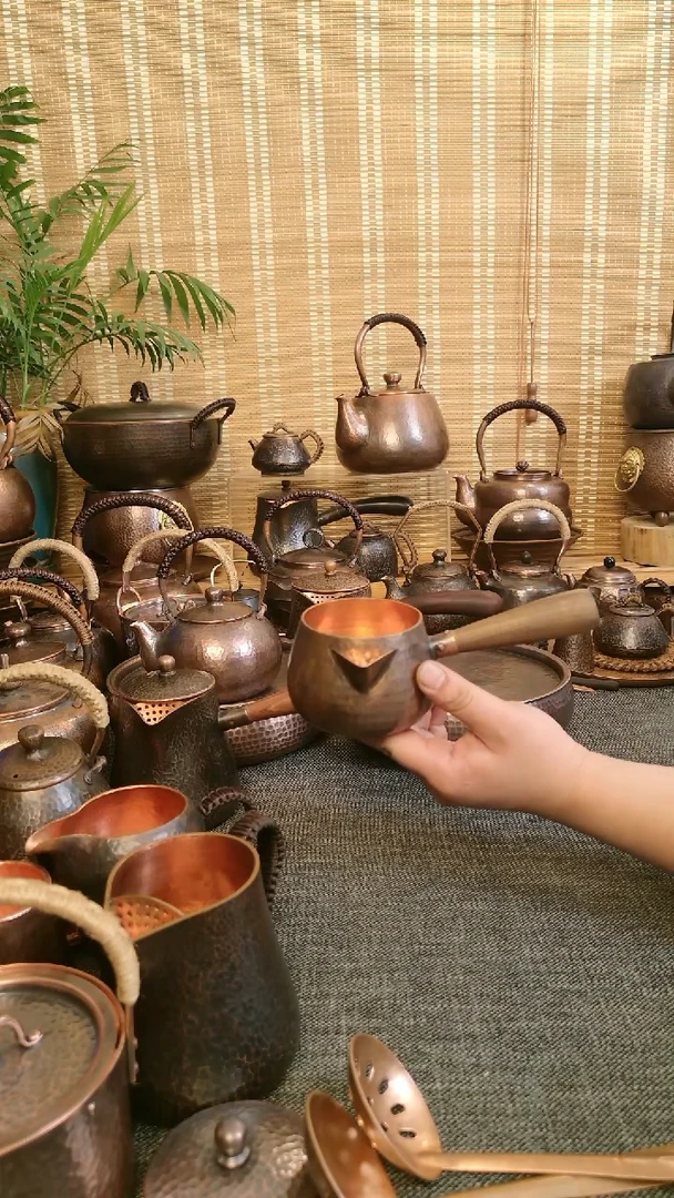 【闪购商品】紫铜400ml煮茶罐