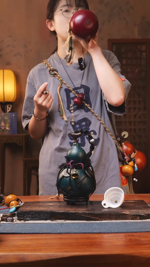 767号精品大漆葫芦防腐防渗装水茶酒