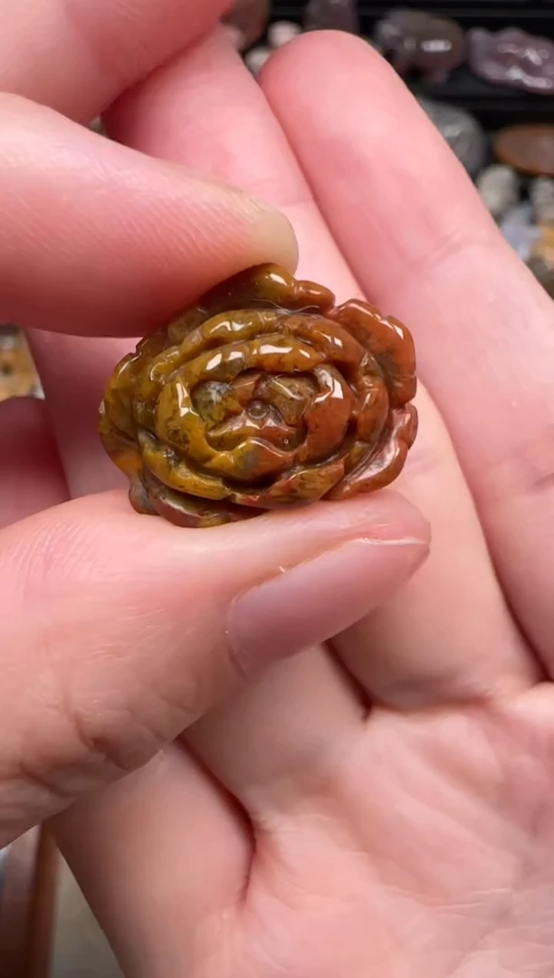 颈饰未镶嵌硅化珊瑚（珊瑚玉）592