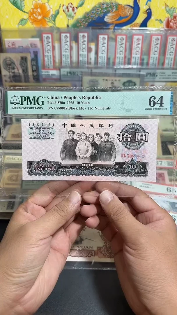 退市 全新拾元大团结 评级封装