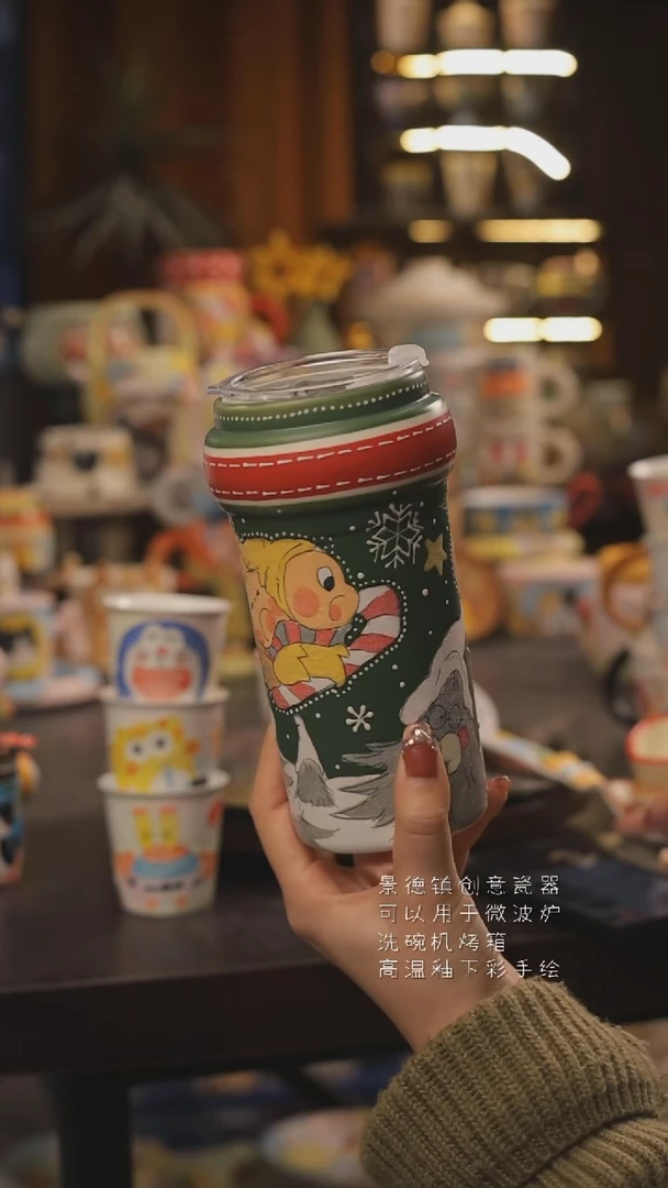 景德镇釉下彩绘设计师款式陶瓷