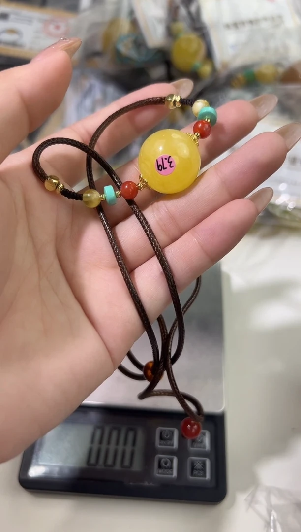裸石琥珀未镶嵌天然琥珀蜜蜡吊坠