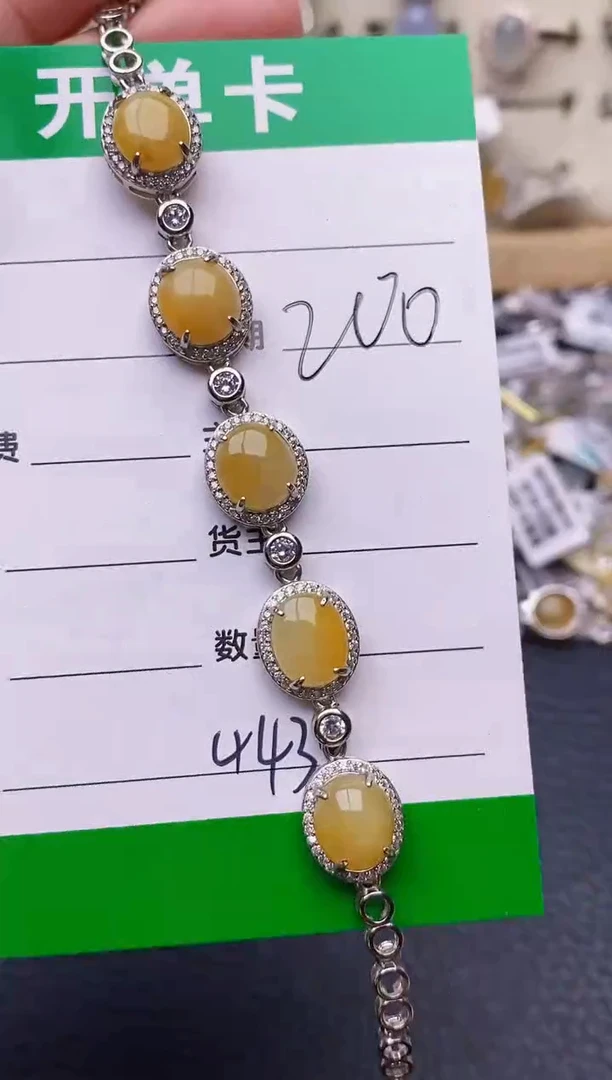 银S925镶嵌戒指翡翠4434