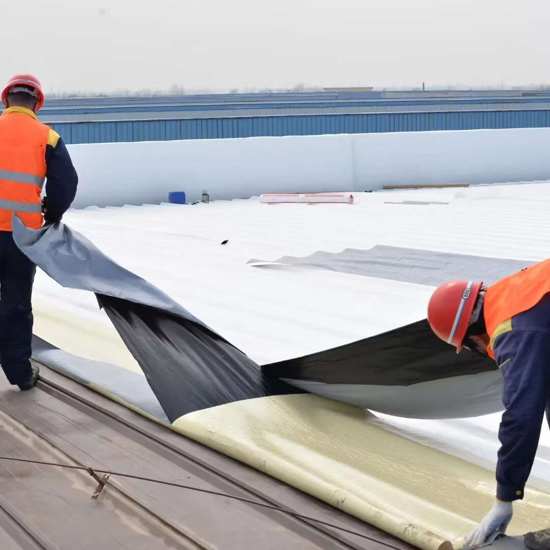 TPO防水卷材建筑屋顶屋面外露非外露热塑性聚烯烃TPO自粘防水卷材