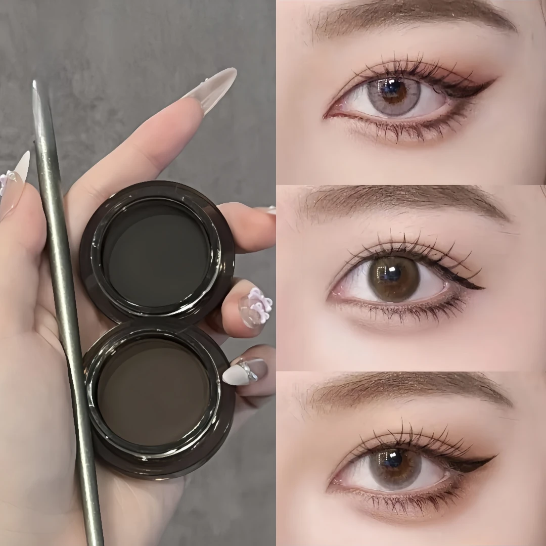 自然持妆眼线膏防水防汗不晕妆自然流畅眉毛眼线下至卧蚕伪素颜