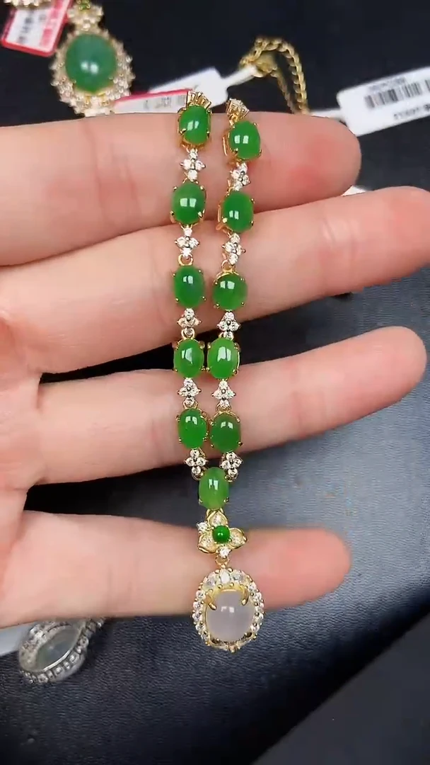 银S925镶嵌戒指翡翠1210