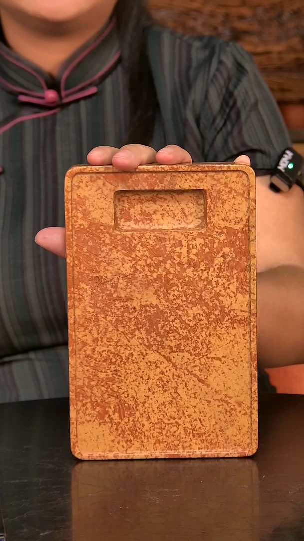 非遗青州精品红丝砚