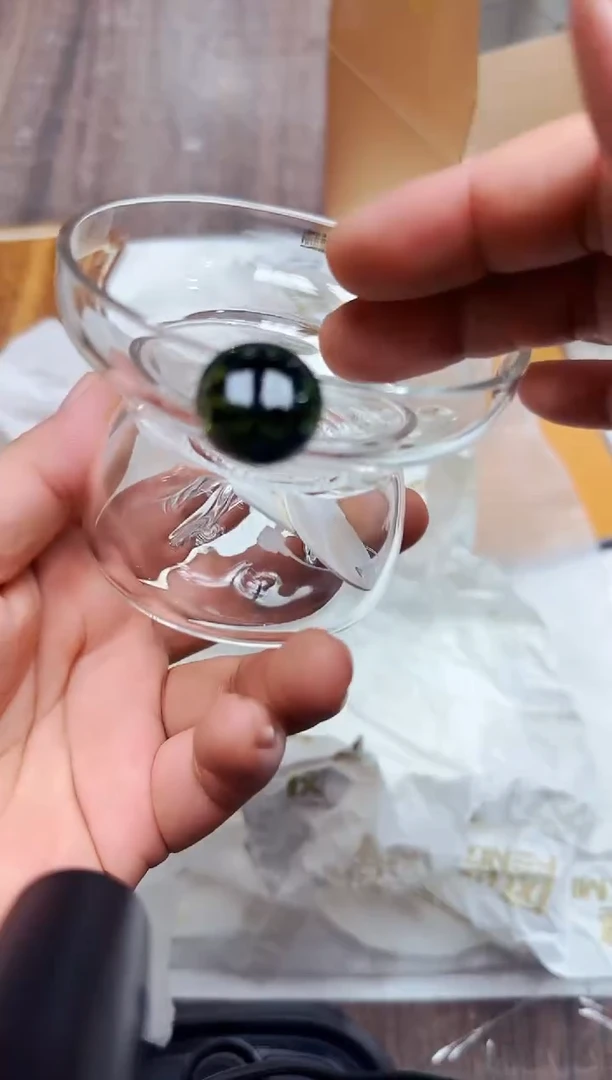 风谜·黑金观山茶漏透明