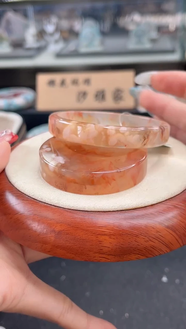 未镶嵌手镯石英质玉圈口 （赠品镯心）