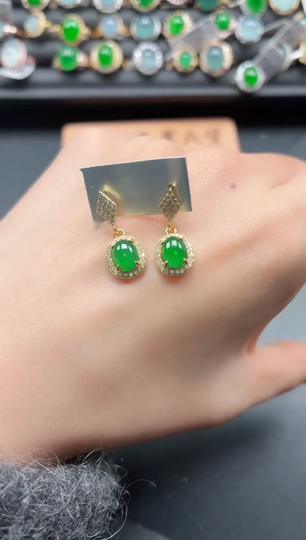 银S925镶嵌戒指翡翠1111