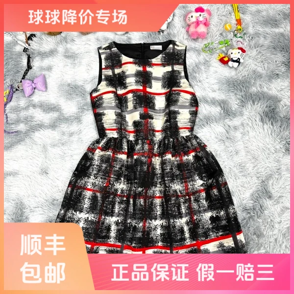 妃鱼/Red—Valentino/聚酯纤维/连衣裙/95新/球六03