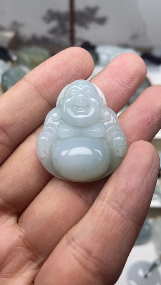 颈饰未镶嵌翡翠佛公