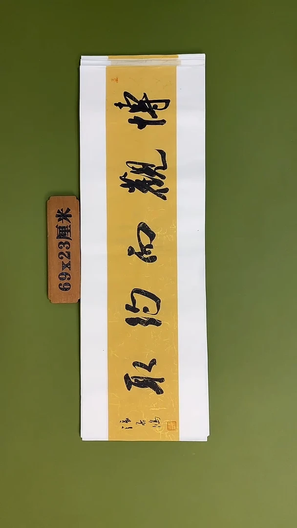 书法书法 张若鸿 尺寸69cm*23cm