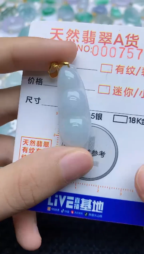 翡翠未镶嵌颈饰45345343434