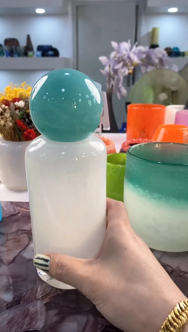 【闪购商品】琉璃慕忆家花瓶一套