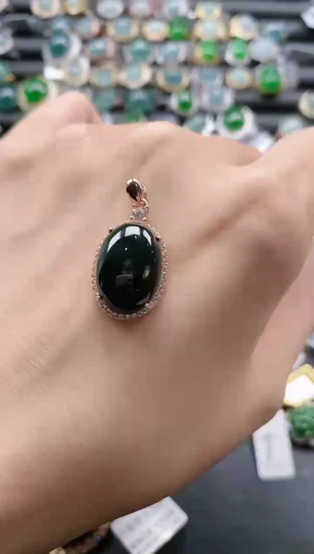 【闪购商品】翡翠戒指银S925镶嵌51511