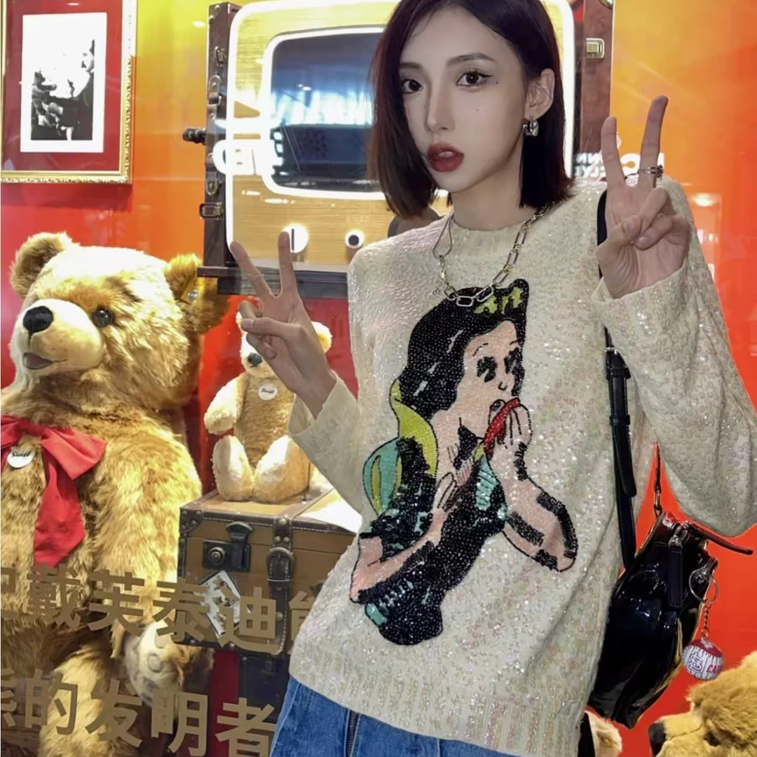 亿颗潮奢 全新未使用 古驰 白雪公主联名套头衫 M码 D567