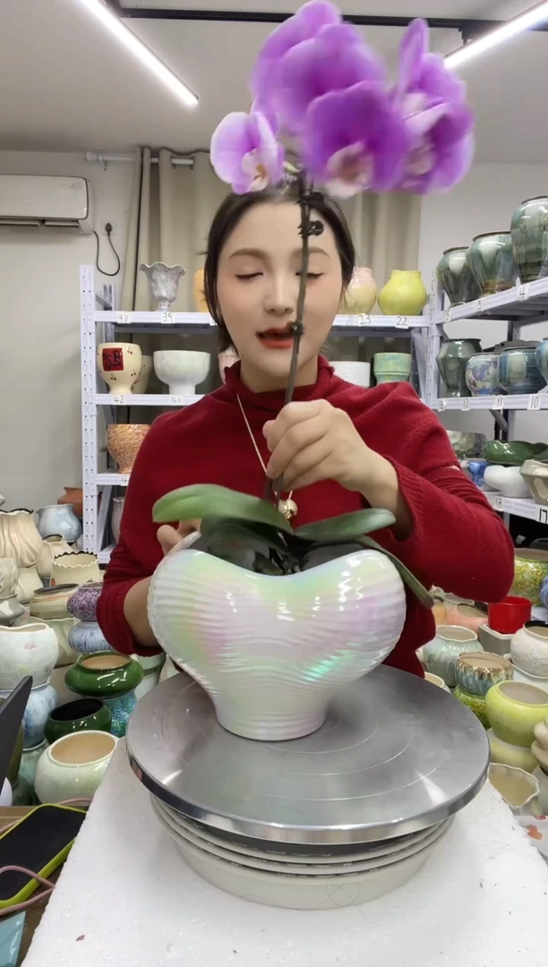 1.4陶瓷花盆直播链接高. 1 5口 15