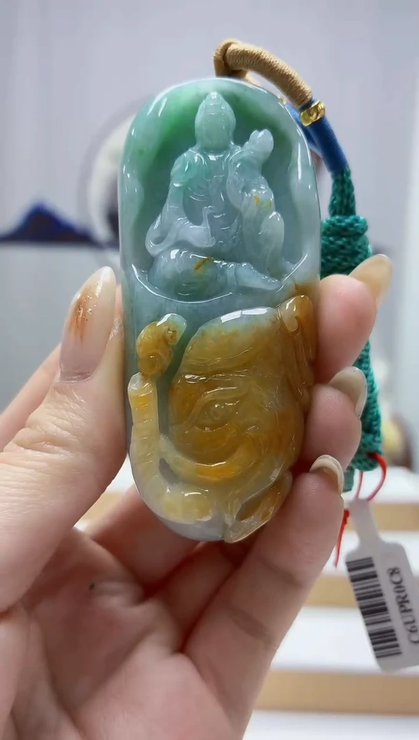 未镶嵌定制翡翠4812jw-毛货挂件10